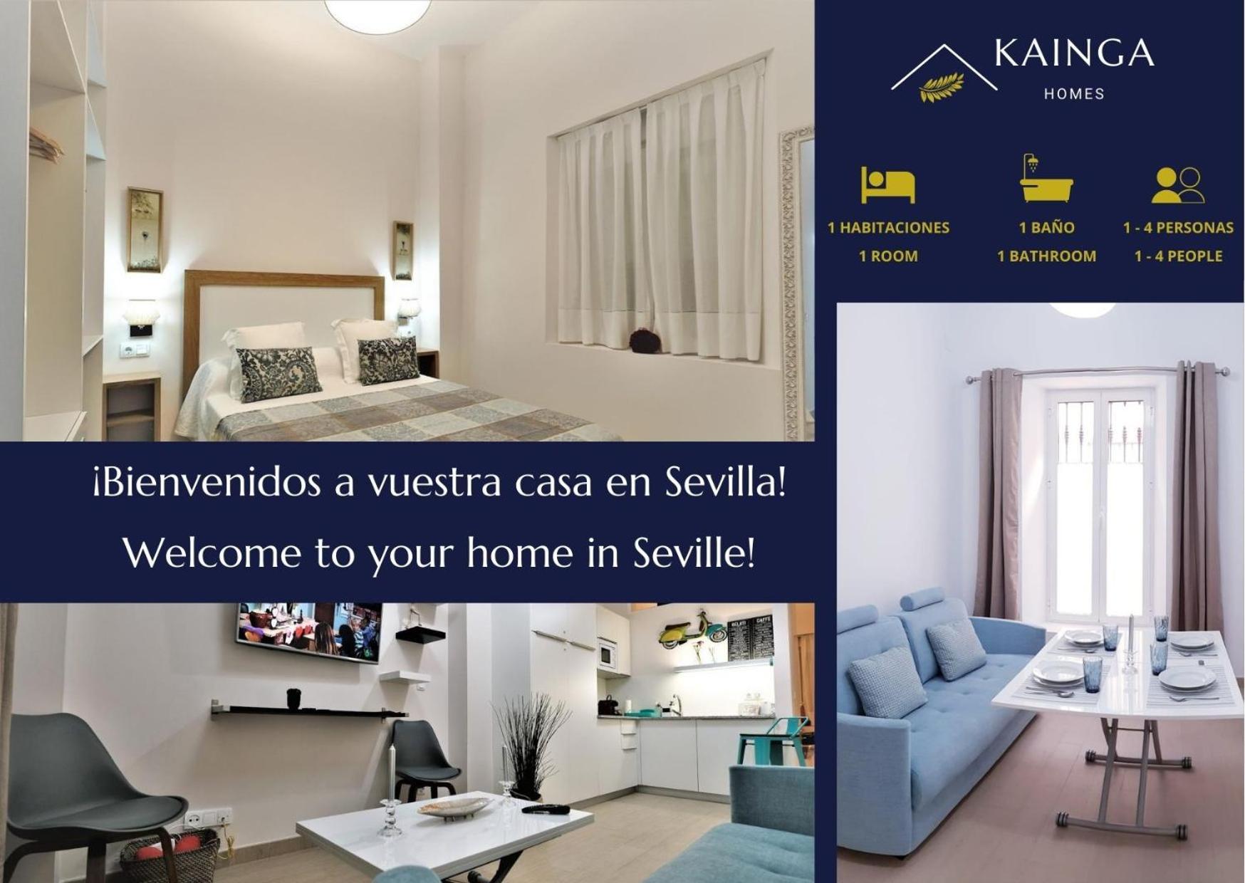 Apartamento San Bernardo - Kainga Homes Севиля Екстериор снимка